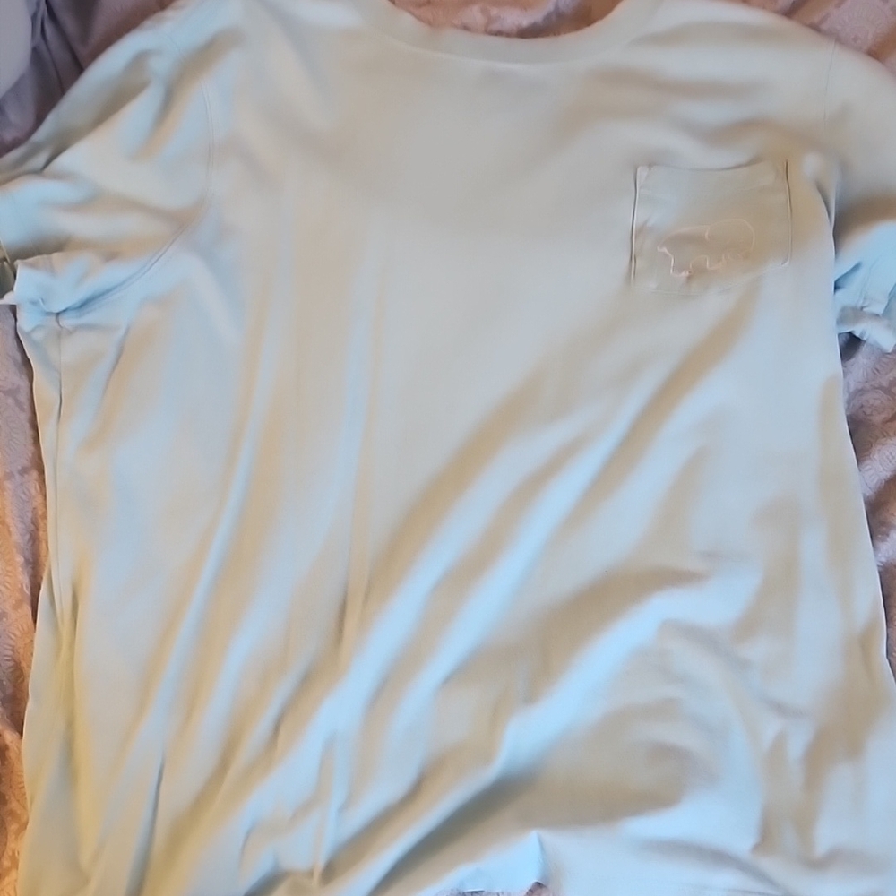 Light Blue T-Shirt with Pocket